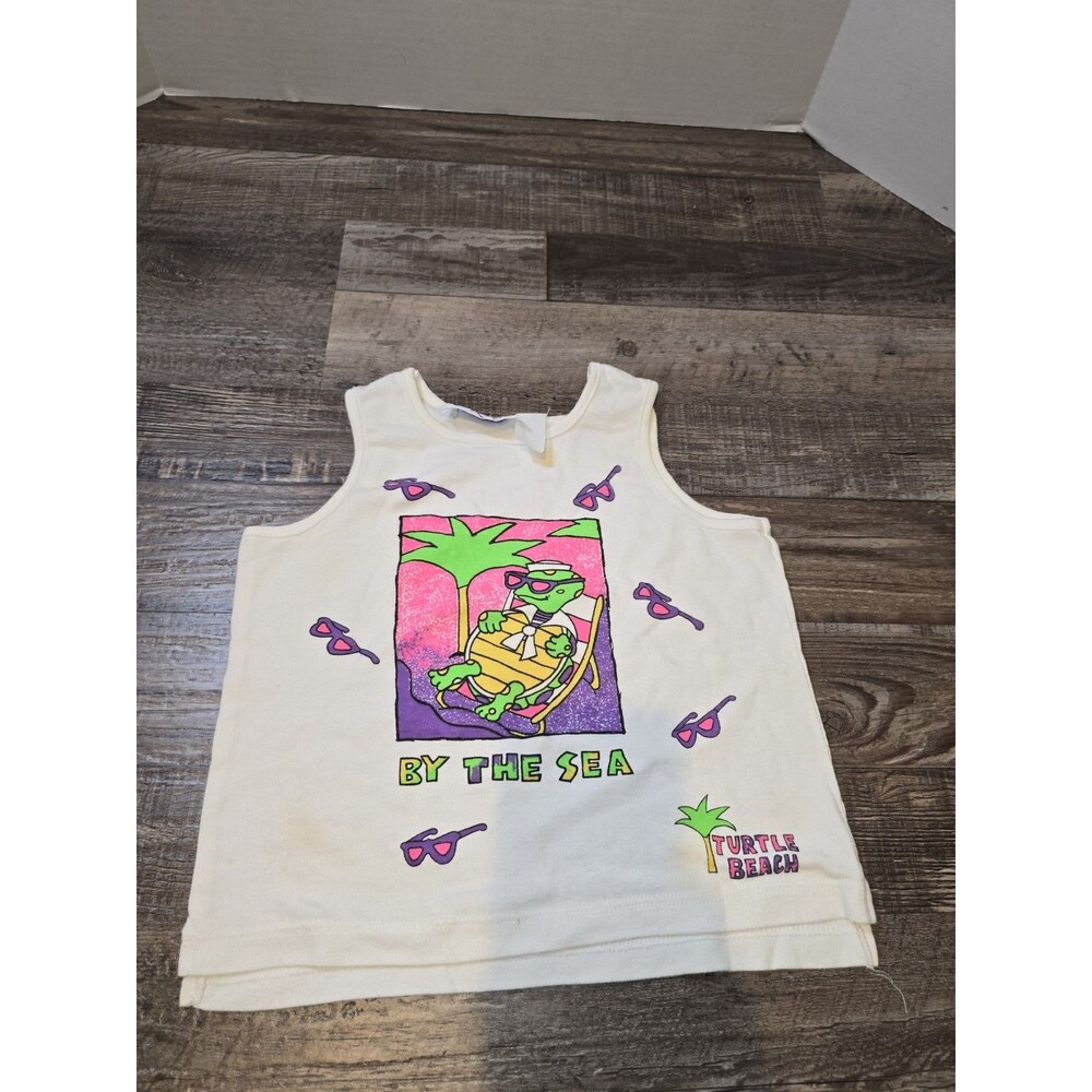 Rachel’s Kids Vintage Turtle Beach Tank Top                                 #147